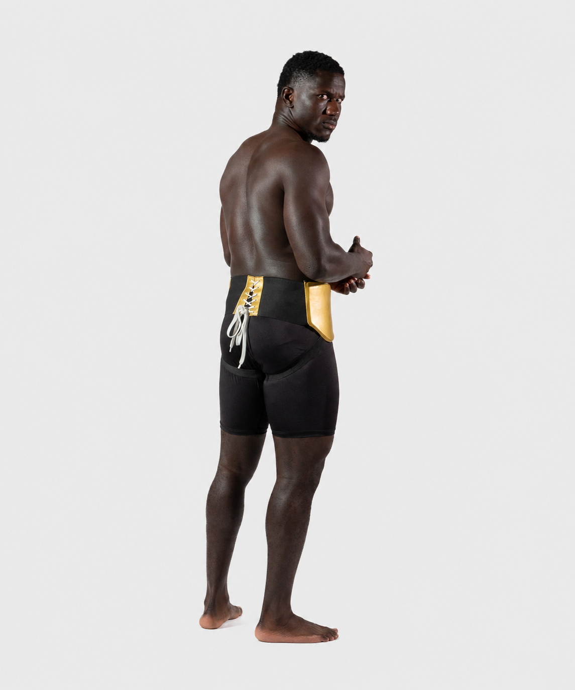 Metal Boxe Legacy Professional Cup/Jockstrap - Black/Gold