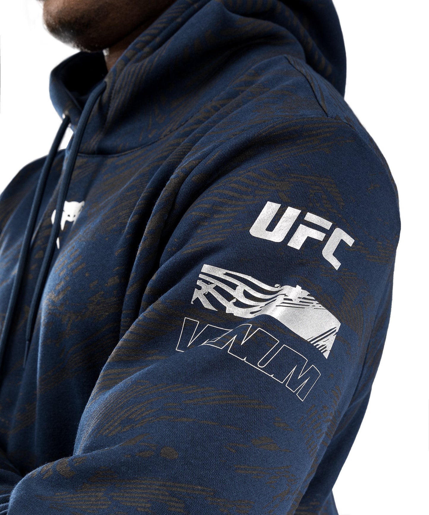 Men's UFC Fusion by Venum Fight Week Hooded Sweatshirt - Ocean Blue