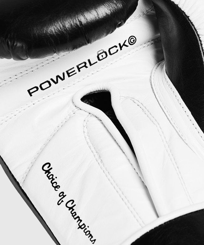 Gants de boxe Everlast Powerlock Pro OG H&L - Noir/Blanc