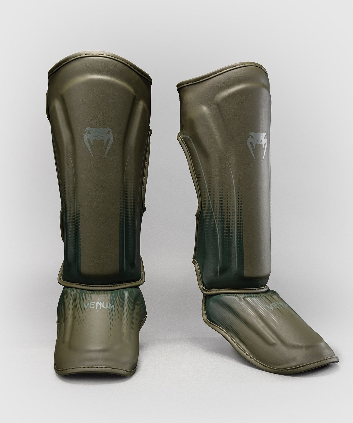 Venum Stealth Espinilleras – Caqui/Verde Oscuro