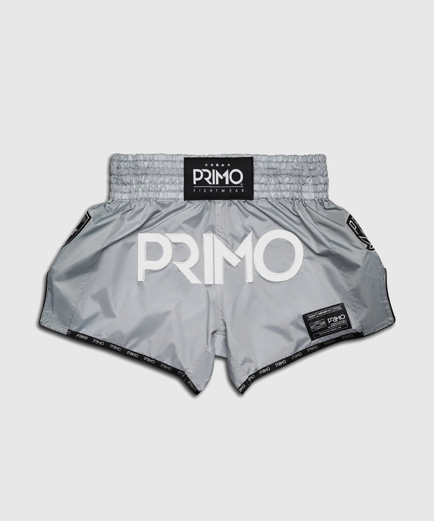 Short De Muay Thai Primo Super Nylon Series - Gris