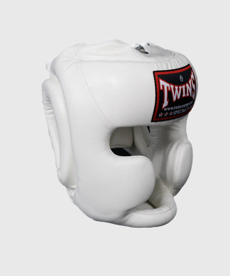Casque De Boxe Twins - Blanc