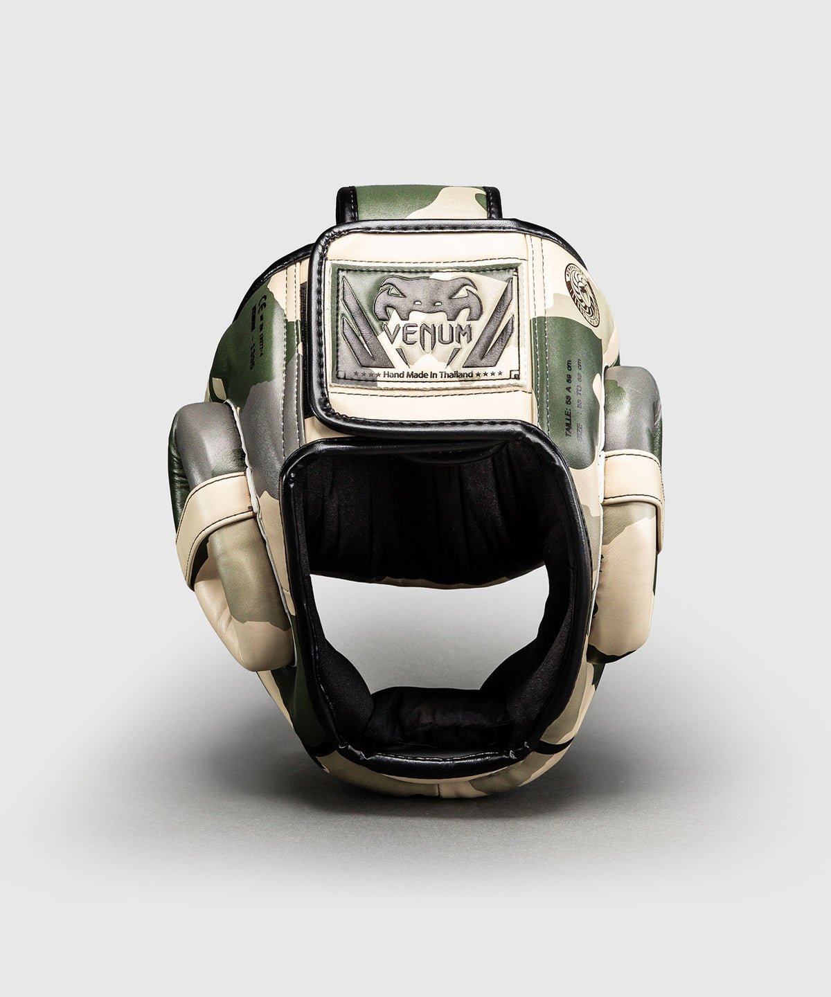 Venum Elite Camo Kopfschutz – Khaki/Cremeweiß