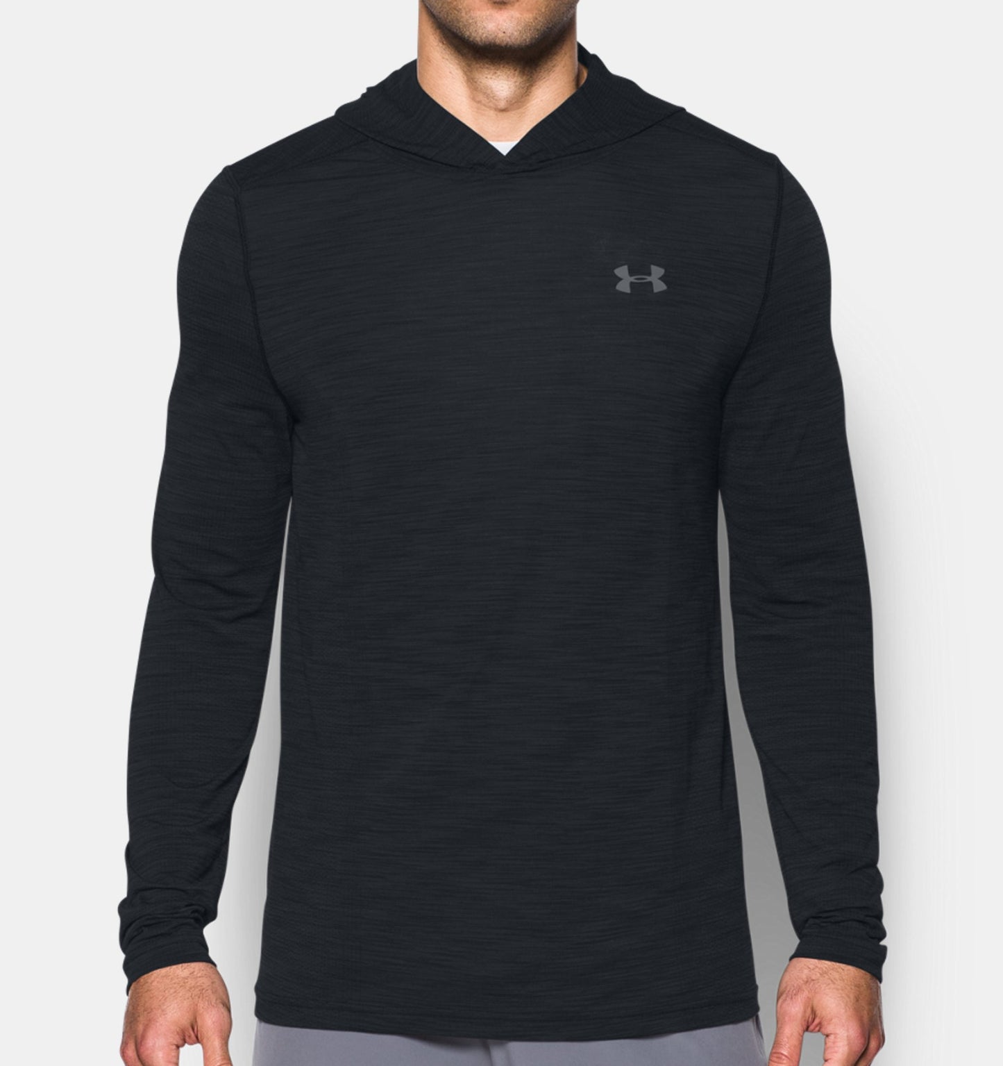Sweatshirt à capuche Under Armour Threadborne Seamless Fleece - Noir