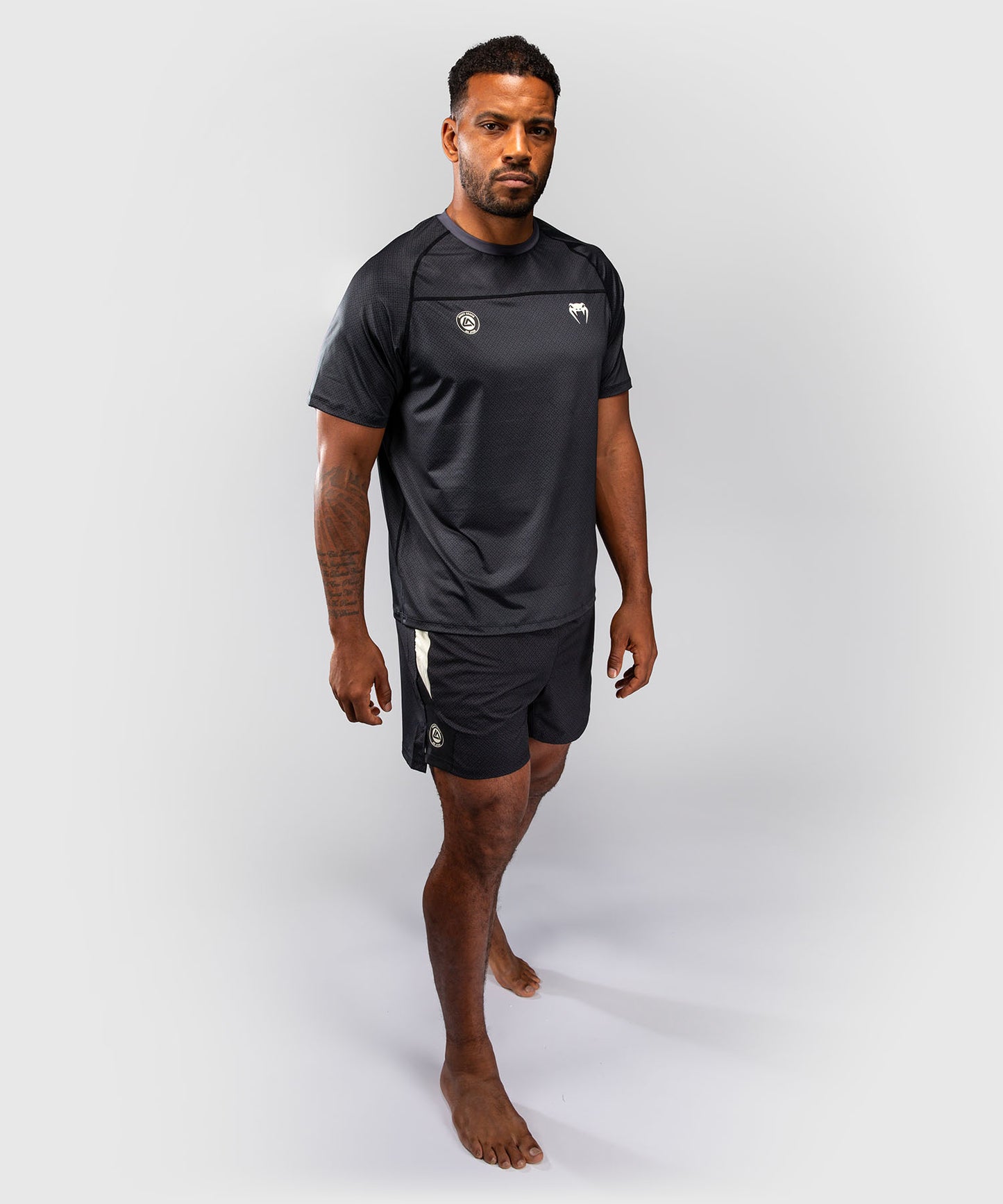 Venum x Roger Gracie Academy Dry‑Tech‑T‑Shirt - Schwarz