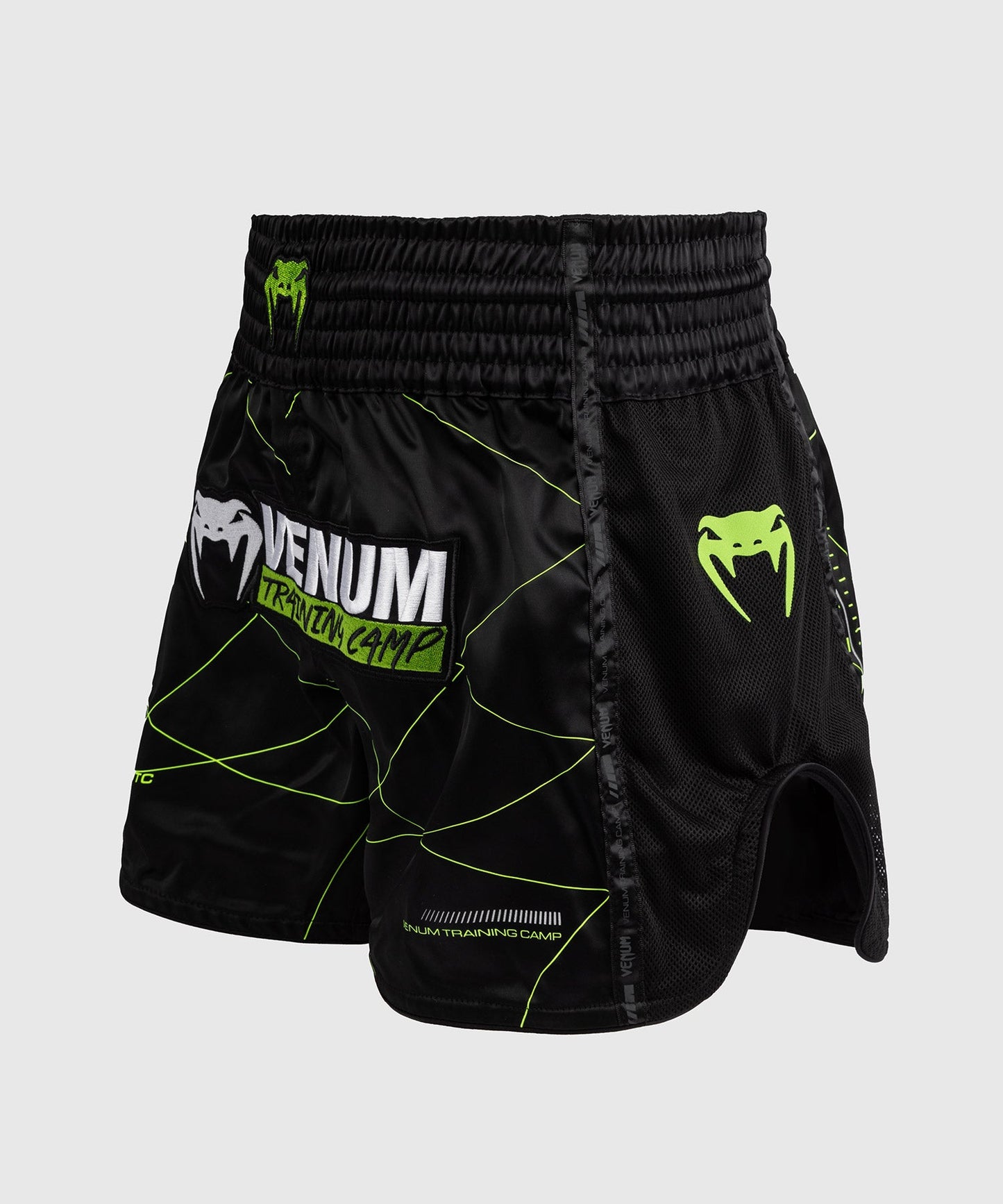 Venum Training Camp 4.0 Muay Thai Shorts - Schwarz/Fluo Grün