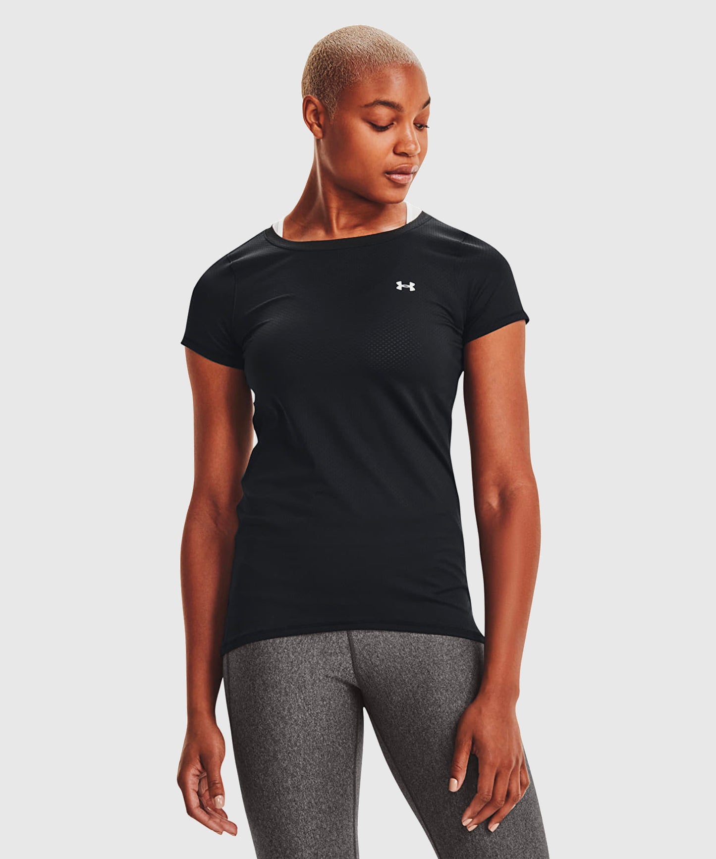 T-Shirt Under Armour Heatgear® Armour Pour Femme - Noir