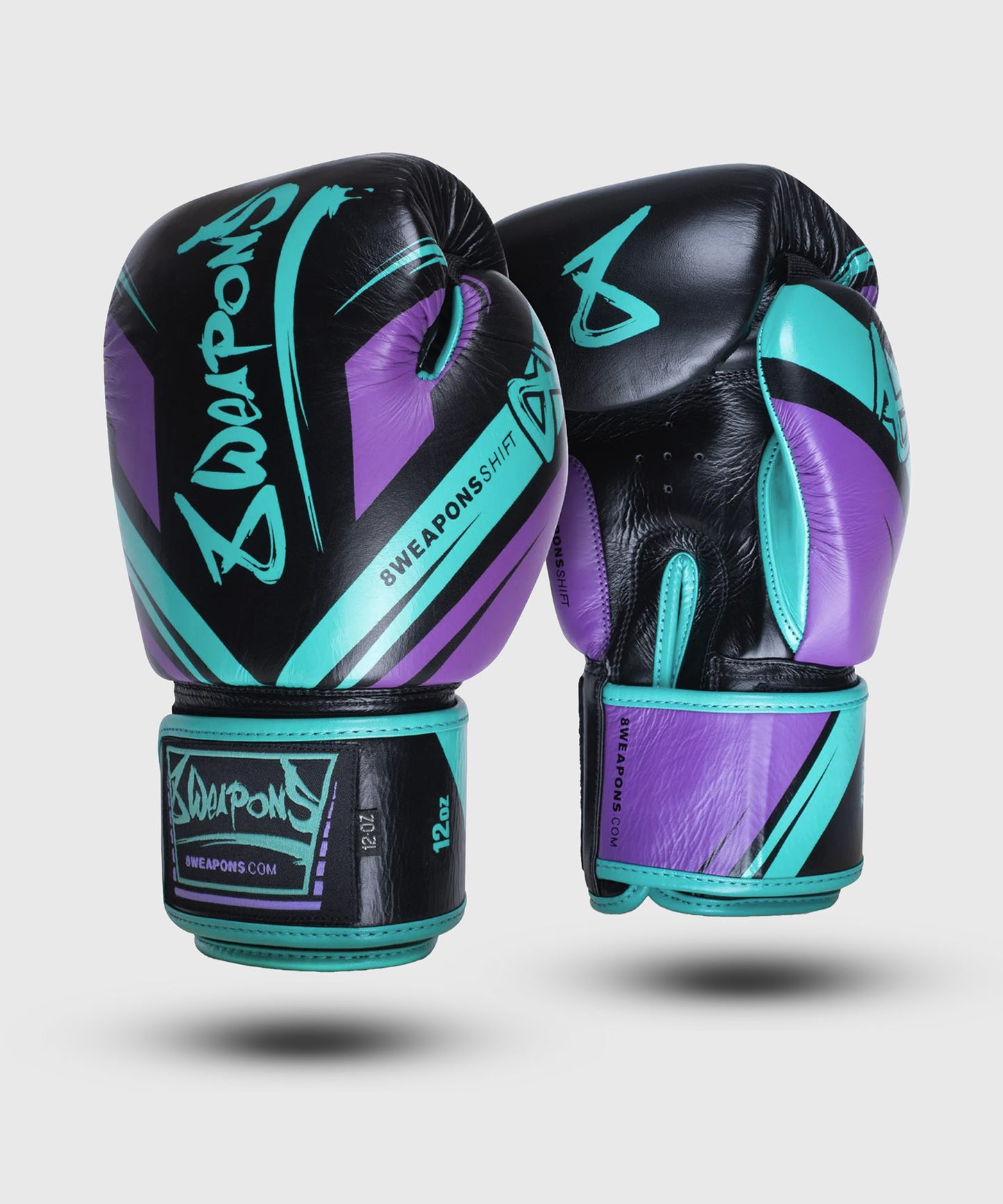 Gants de Boxe 8 Weapons Shift Cyber - Noir/Violet