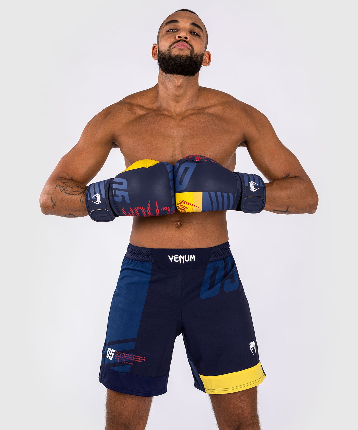 Venum Sport 05 Combat Shorts - Blau/Gelb