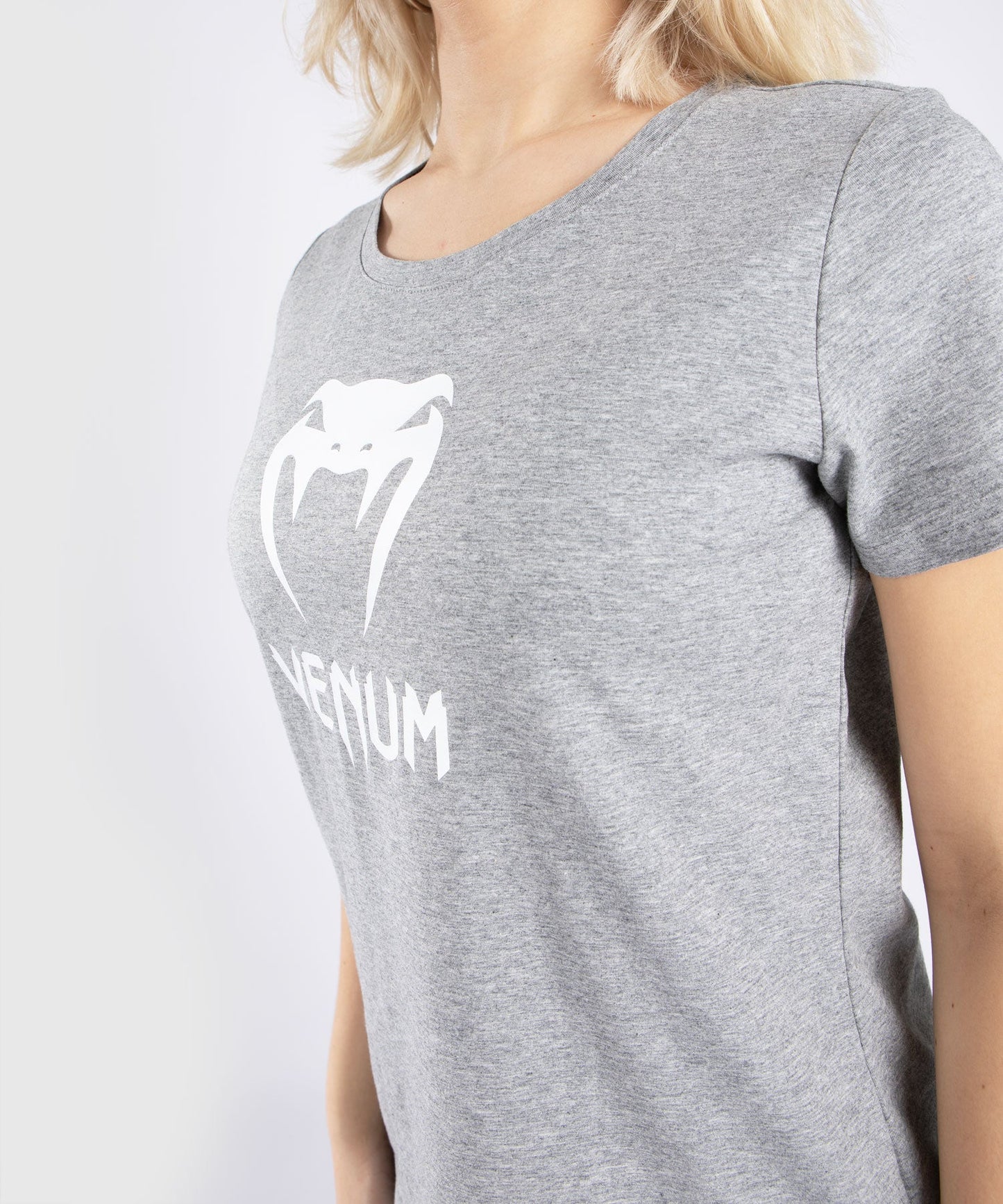 T-Shirt Venum Classic - Pour Femmes - Gris Chiné Clair