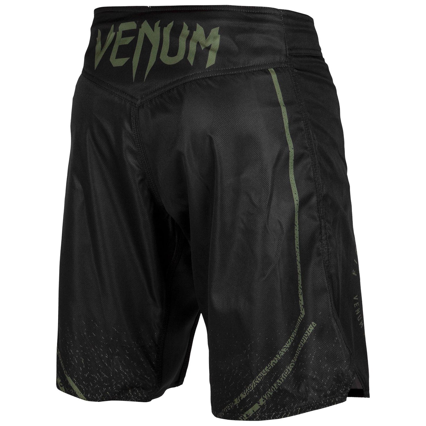 Venum Signature Fightshorts - Black/Khaki - Exclusive