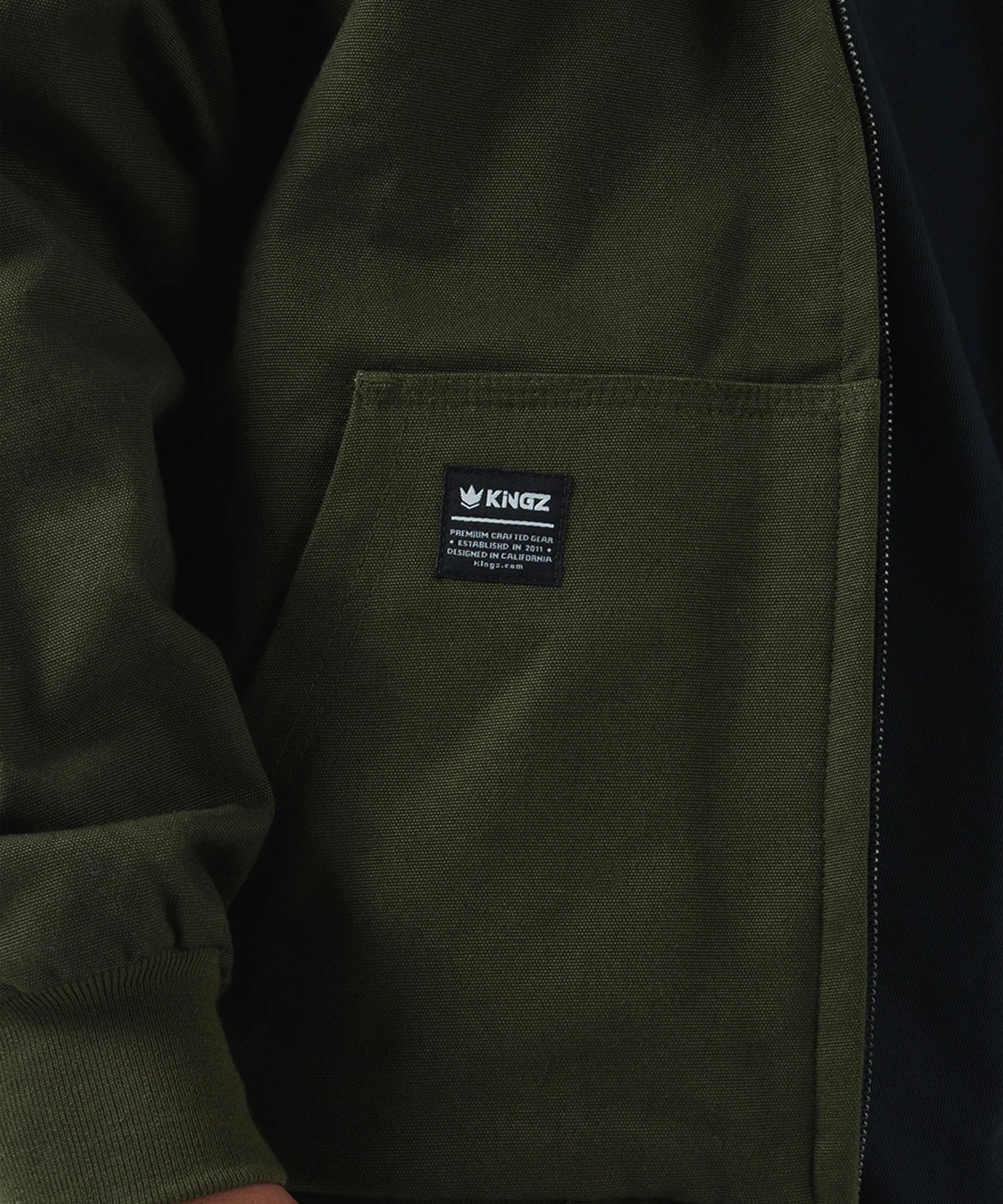 Veste Canvas Kingz - Kaki