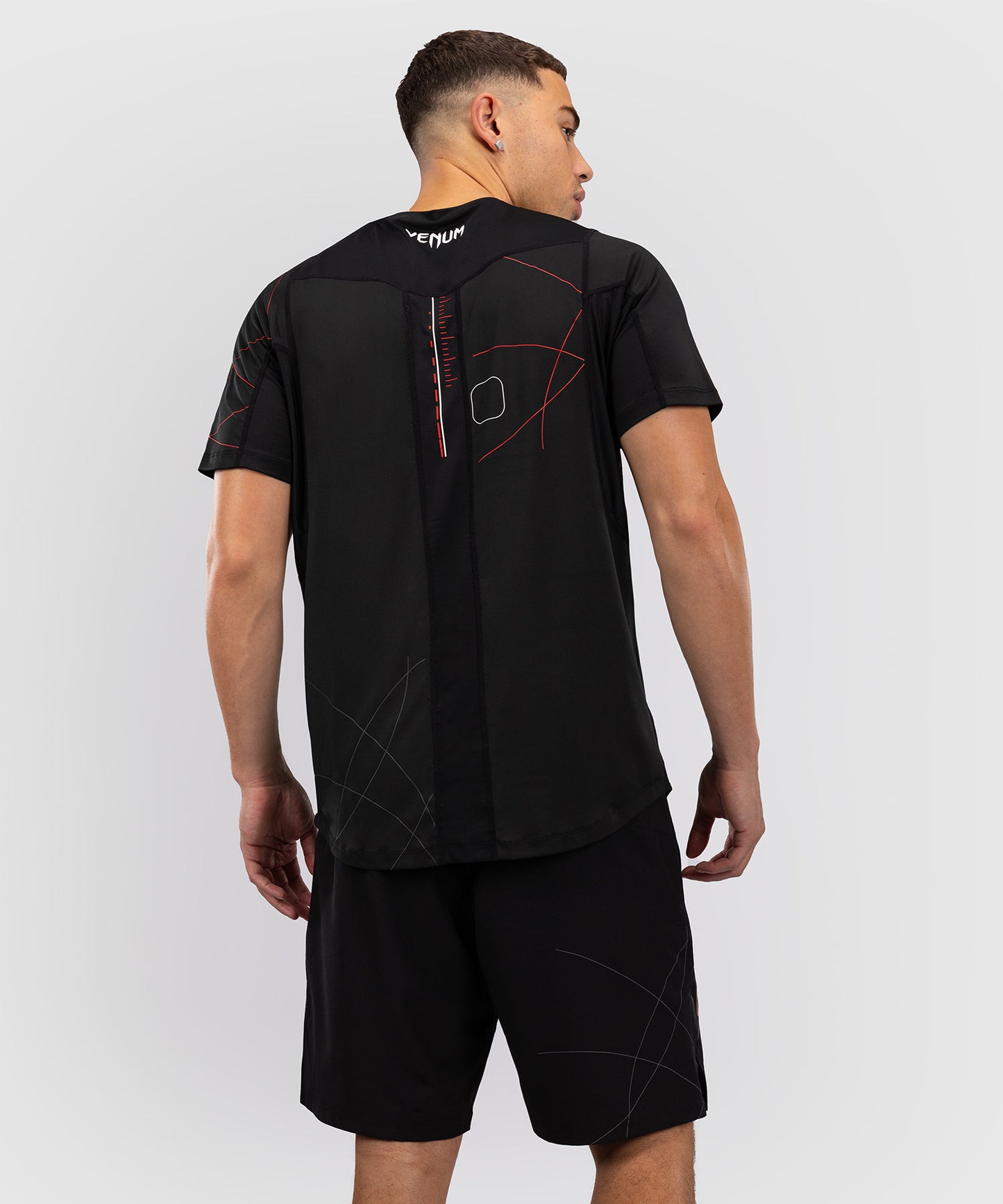 T-Shirt Dry-Tech Venum Tactical XT - Noir/Rouge Feu