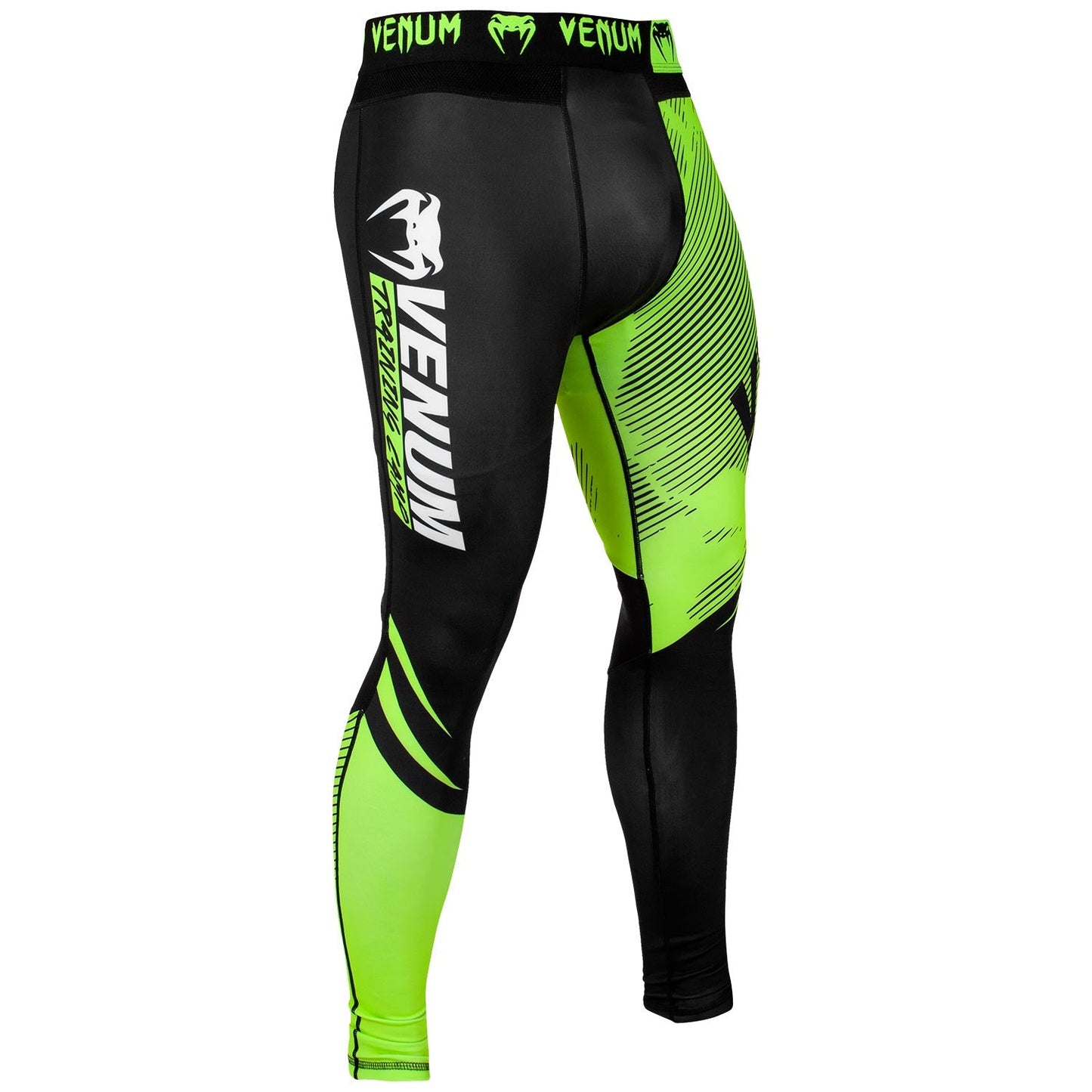 Pantalon de Compression Venum Training Camp 2.0 - Noir/Jaune Fluo