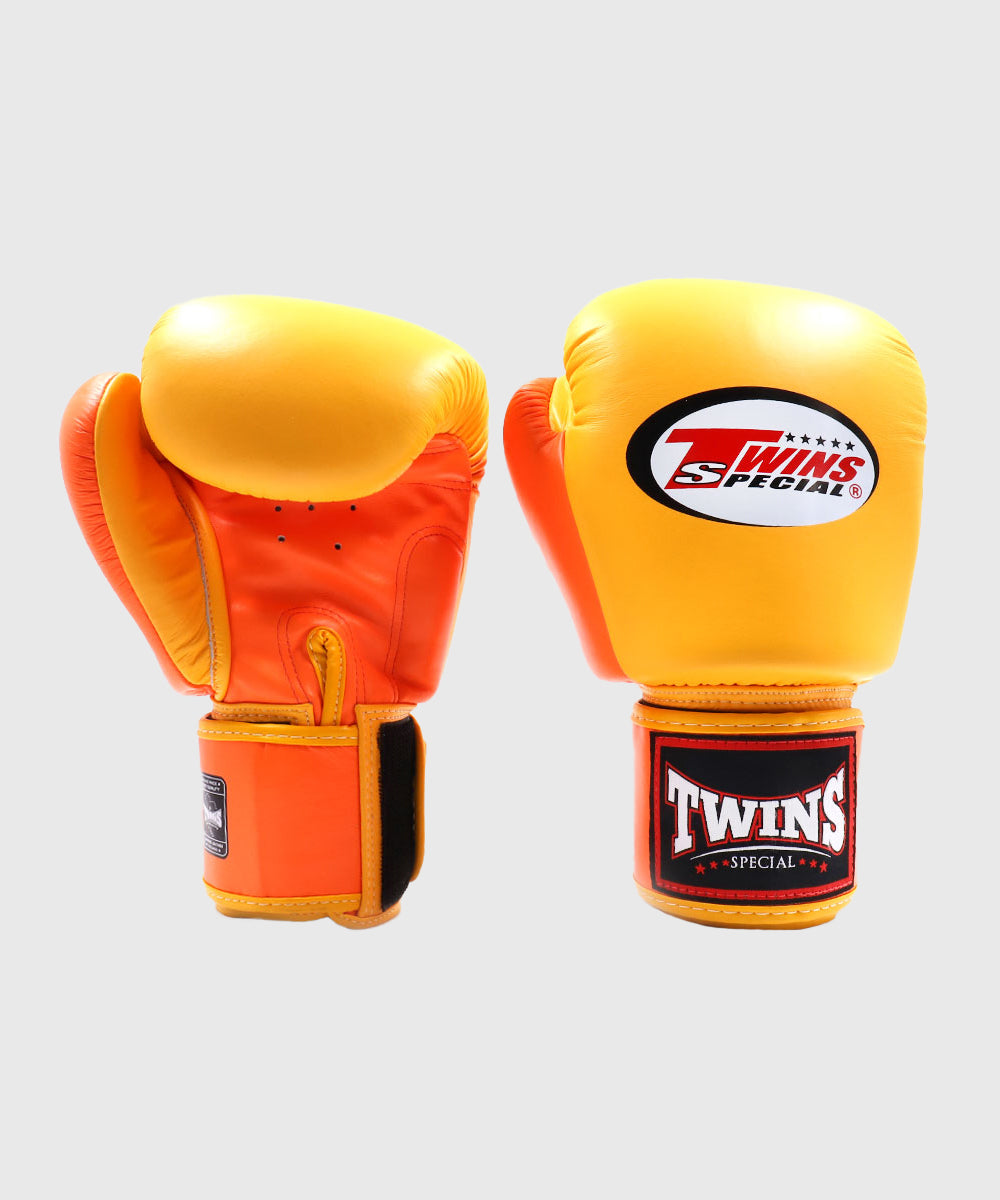 Gants De Boxe Twins Bgvl3 - Jaune/Orange