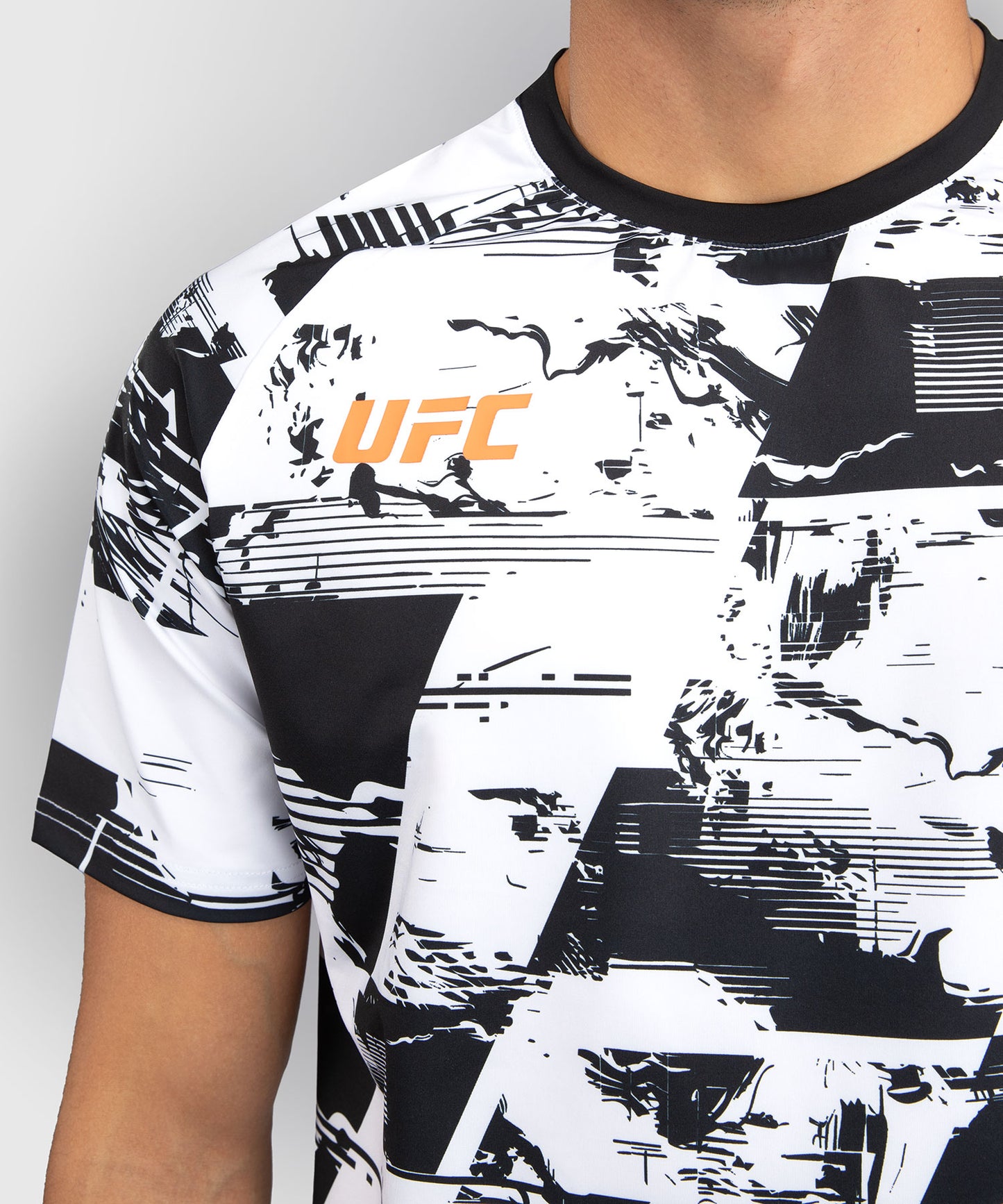 Men's UFC Zenith by Venum White Authentic Fight Week Performance Short Sleeve T-Shirt