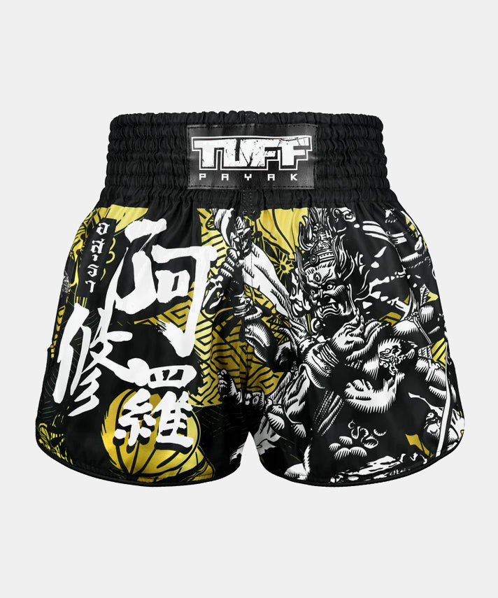 Tuff Payak Wrath Of The Ashura Muay Thai Shorts - Black