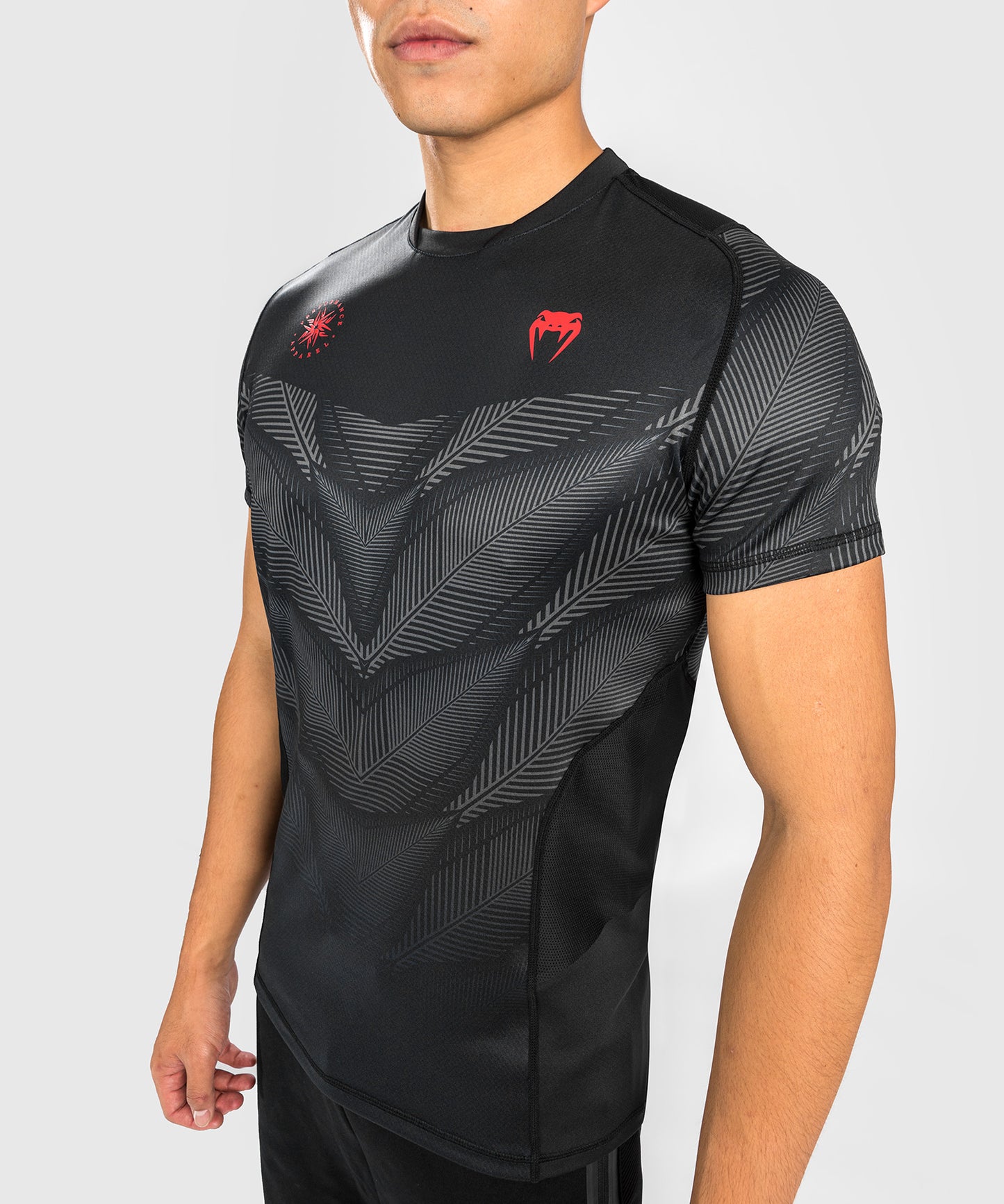 Venum Phantom Dry Tech T-Shirt - Schwarz/Rot