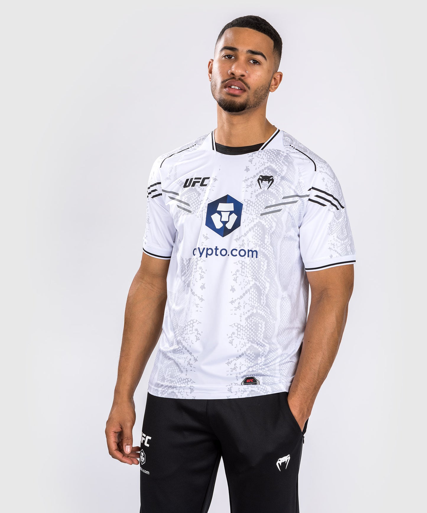 T-shirt Technique pour Hommes UFC Adrenaline by Venum Authentic Fight Night - Blanc