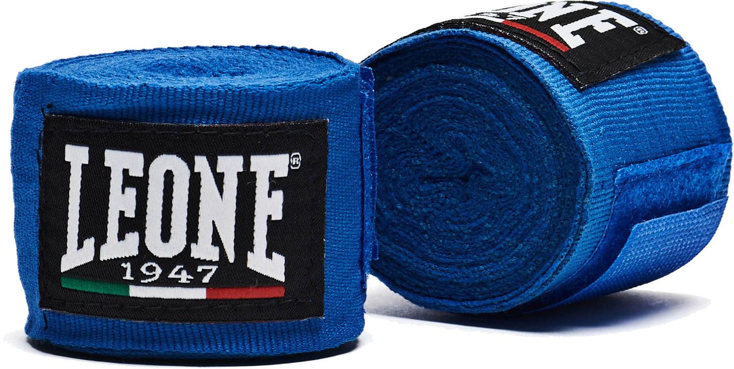 Leone Texture Boxing Bandages - Blue - 4.5m