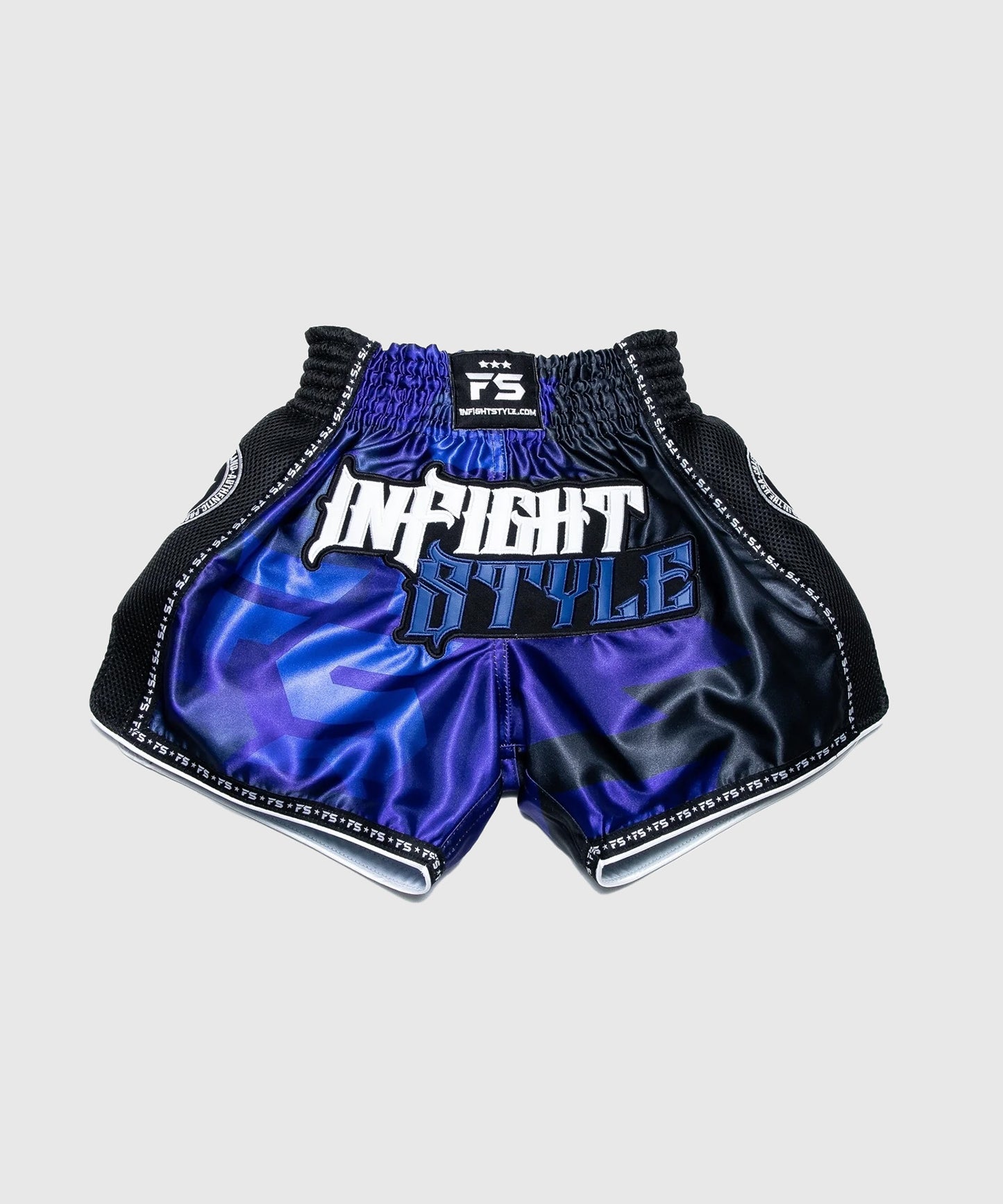 Infightstyle "Od" Retro Muay Thai Shorts - Blue