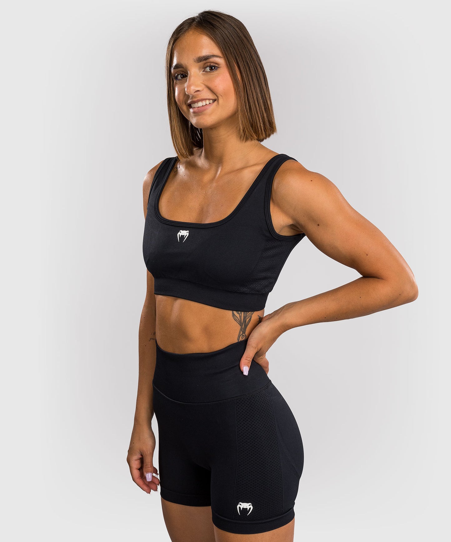 Brassière de Sport Longue Venum Sculpt – Noir/Blanc