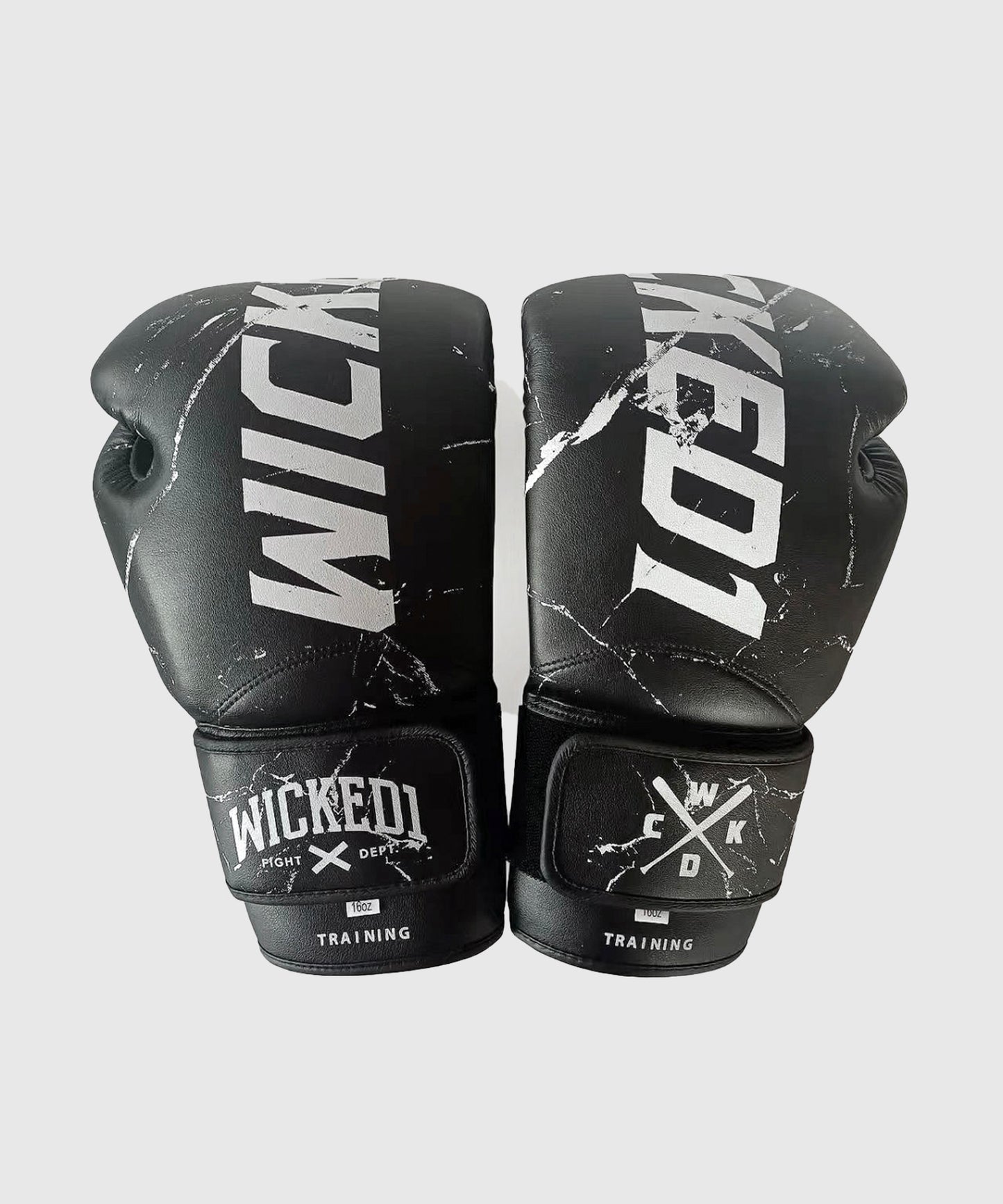Wicked One Broken Boxing Gloves - Black