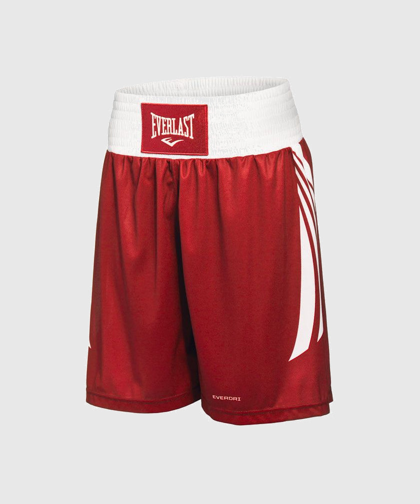 Short de Boxe Anglaise Everlast Amateur Competition - Rouge