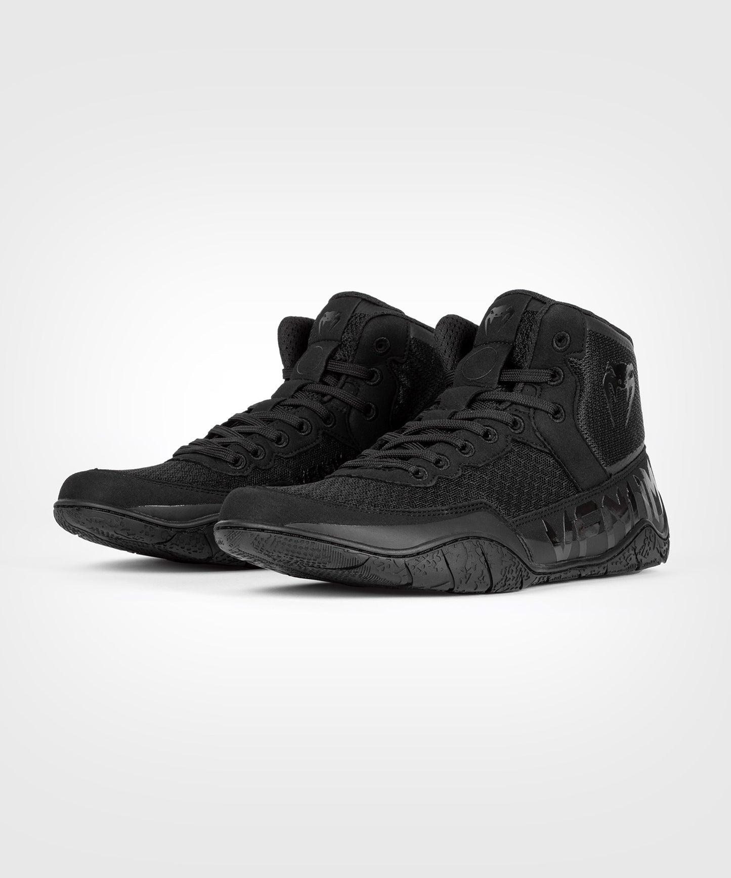 Venum Elite Wrestlingschuhe - Schwarz/Schwarz