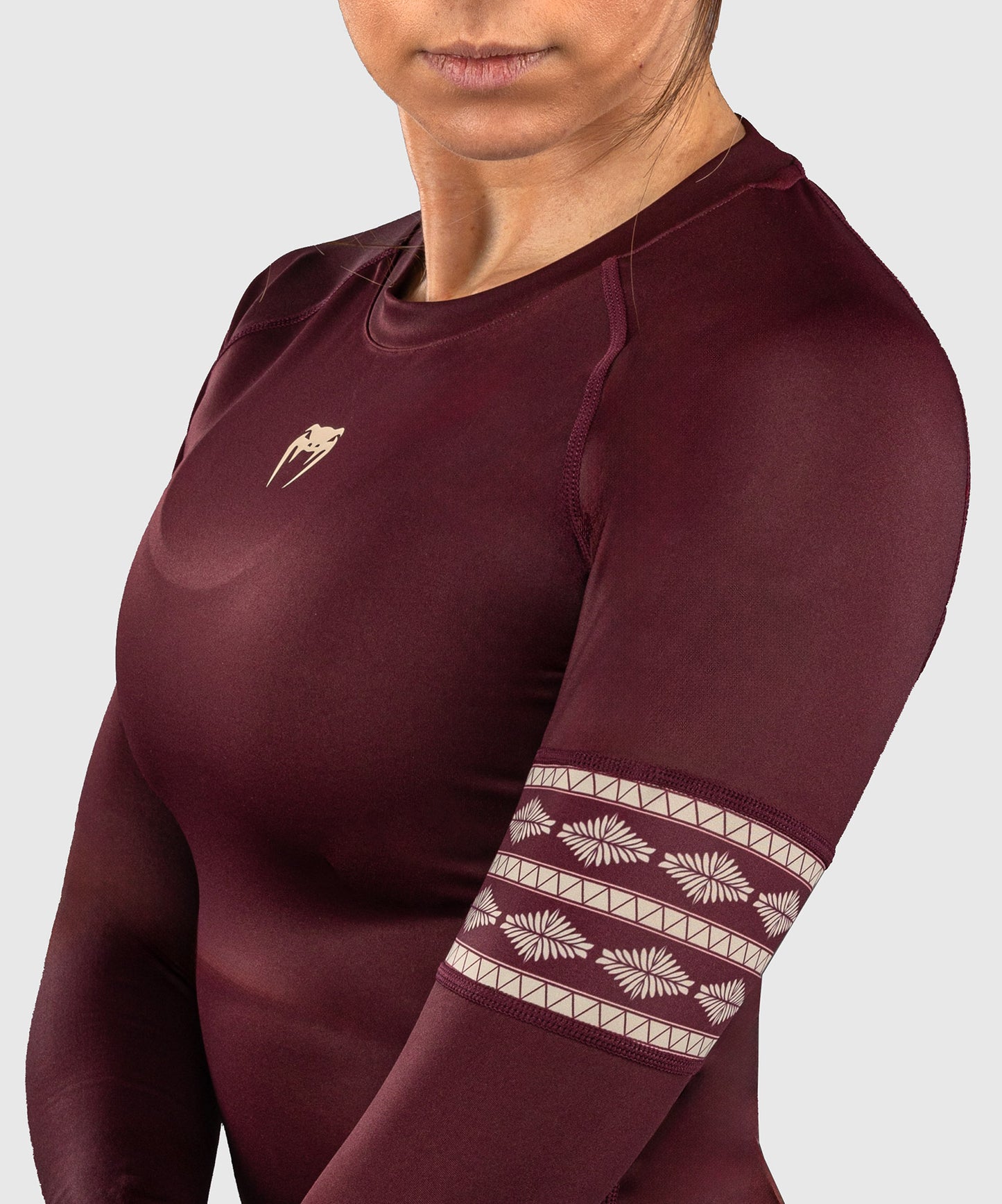 Venum Talisman Rashguard a Maniche Lunghe - Prugna