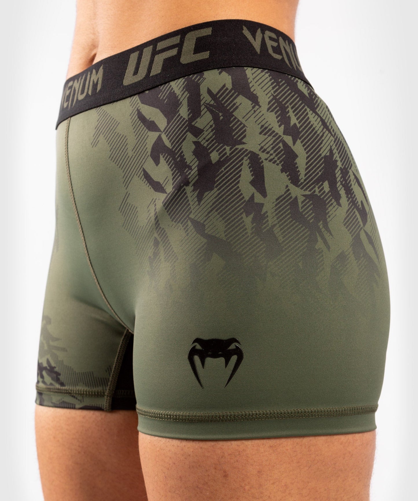 Short de compression pour Femmes UFC Venum Authentic Fight Week - Kaki