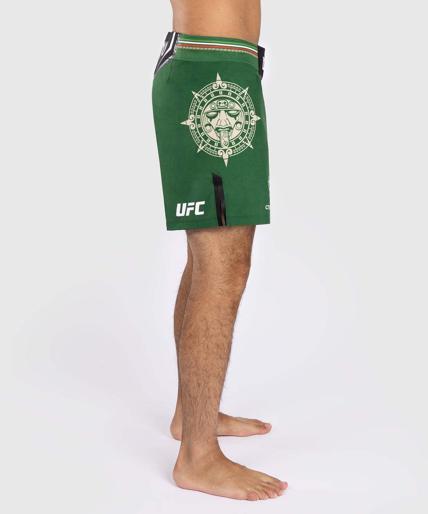 Noche UFC by Venum  Authentic Fight Night Herren Kampfhose - Kurze Passform - Grün