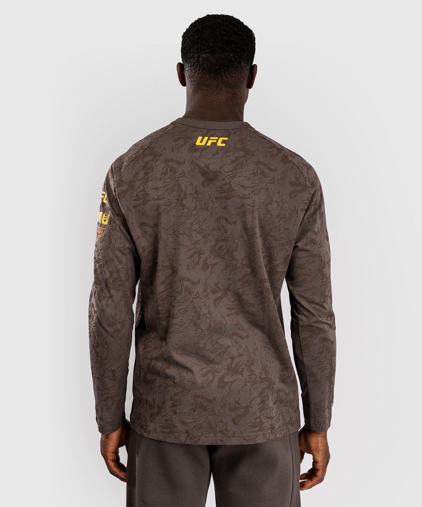 Men's UFC Fusion by Venum Fight Week Long Sleeve T-Shirt - Earth Brown