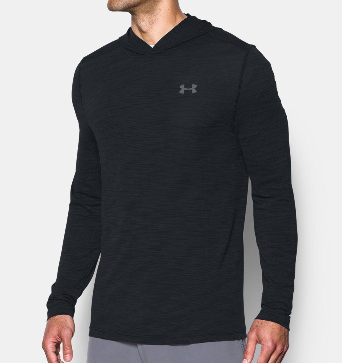 Sweatshirt à capuche Under Armour Threadborne Seamless Fleece - Noir