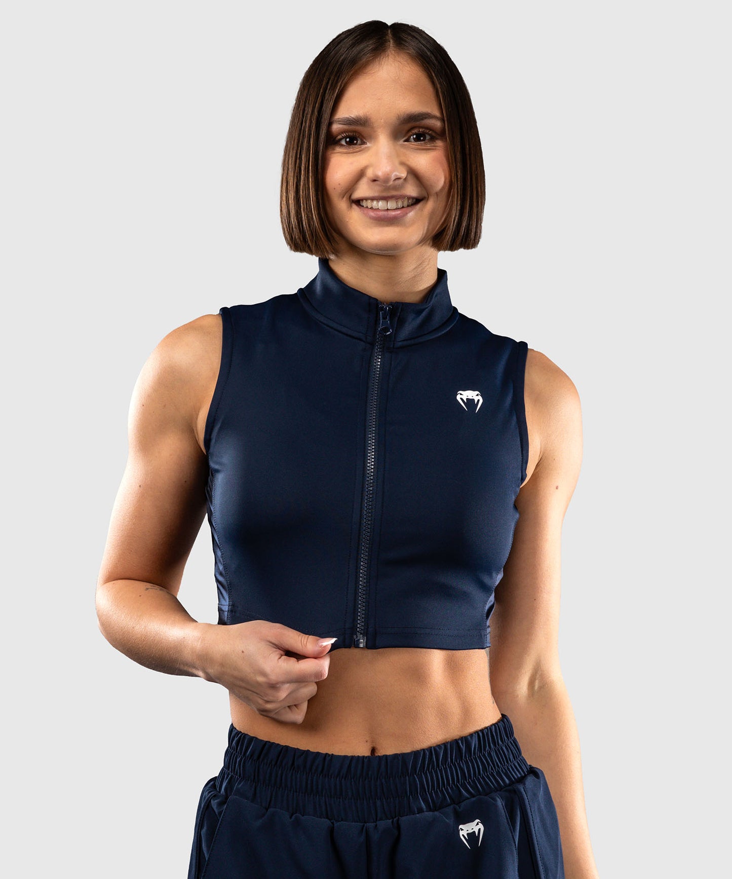 Venum Sculpt Shape Crop Top Para Mujer - Azul Marino