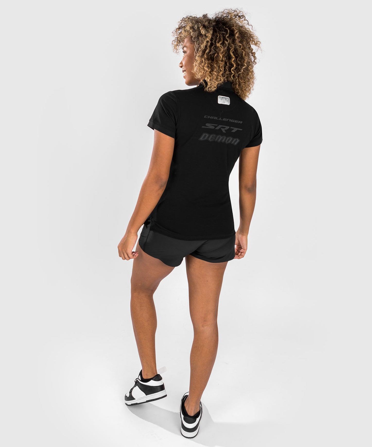 Venum x Dodge Demon 170 Damen-Poloshirt - Schwarz