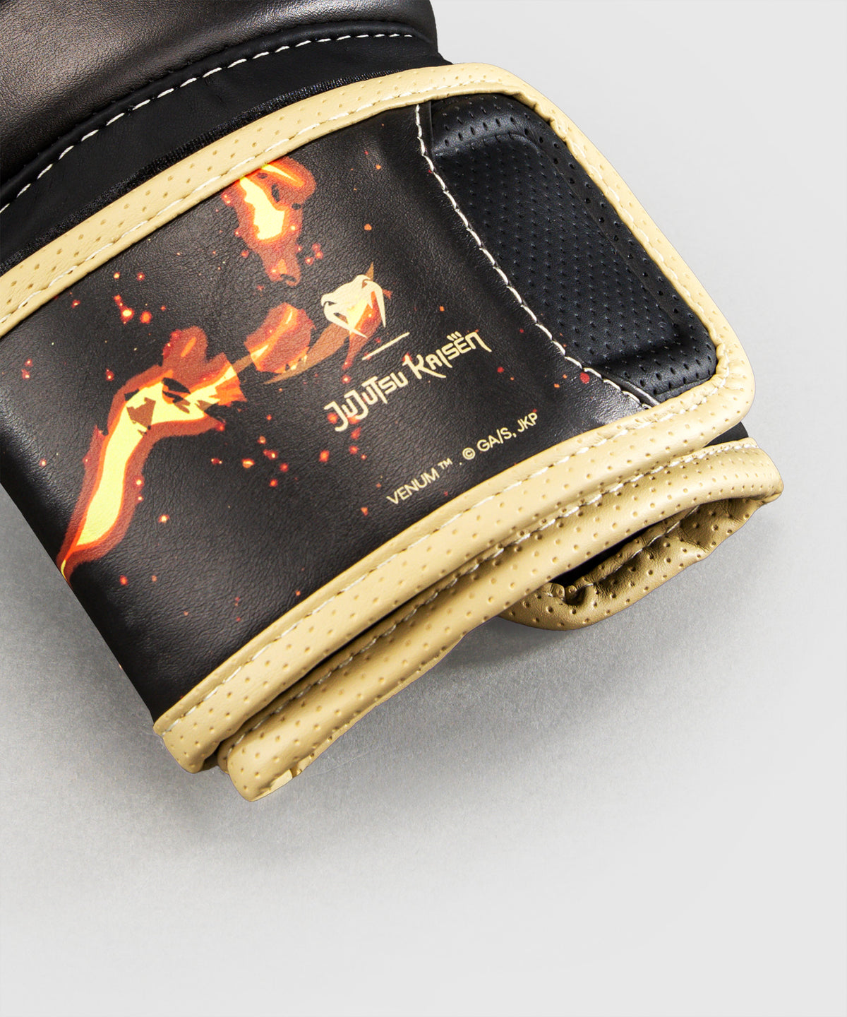 Jujutsu Kaisen x Venum Sukuna Boxhandschuhe – Schwarz/Hellbeige