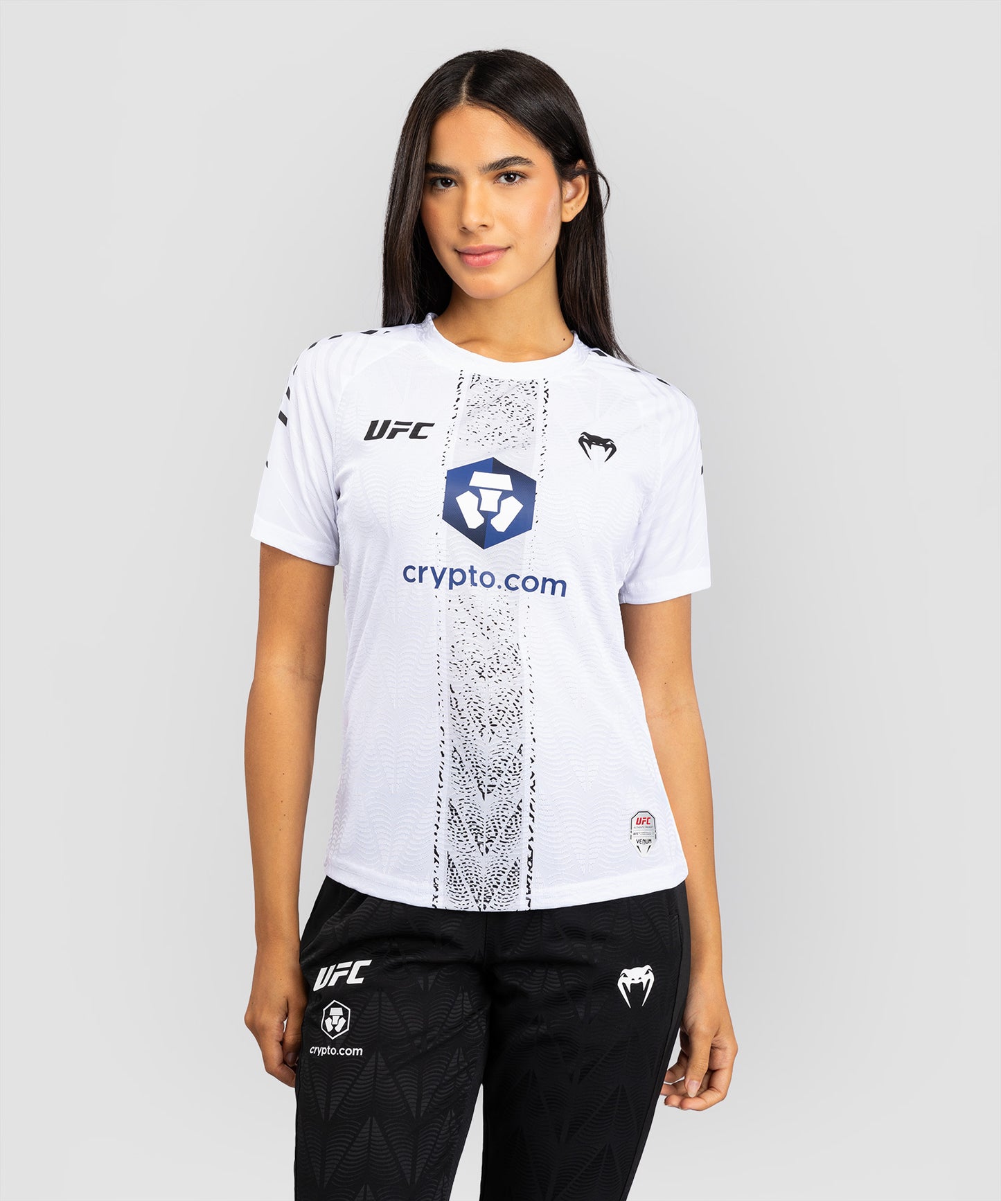 UFC Zenith by Venum Authentic Fight Night Offizielles Walkout-Trikot Damen - Weiß