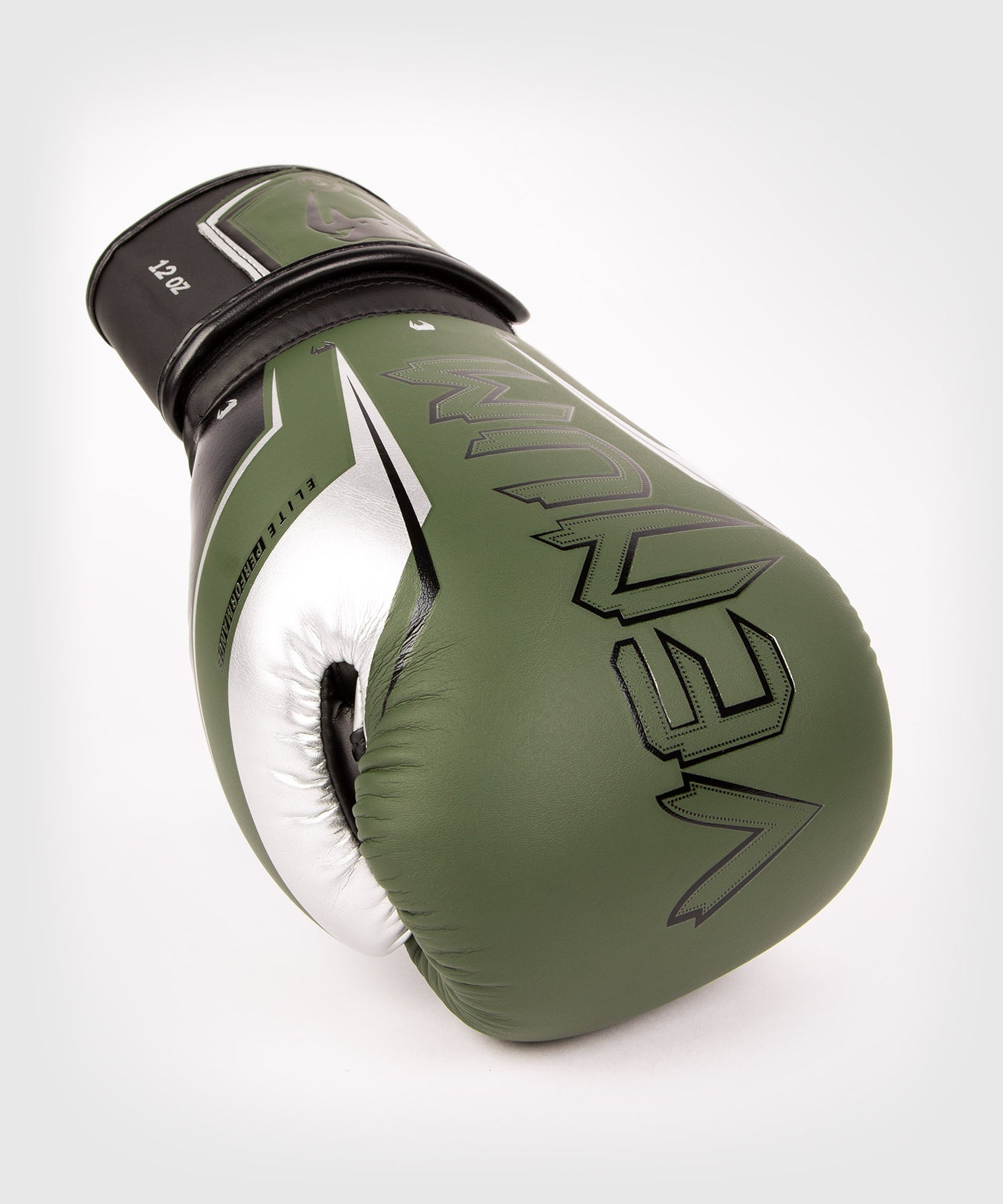 Gants de Boxe Venum Elite Evo - Kaki/Argent