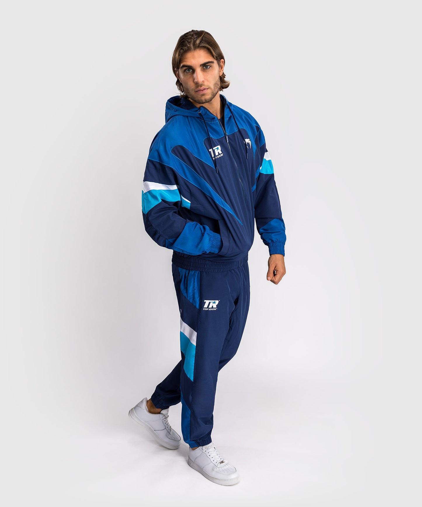 Veste à Capuche Venum x Top Rank Original pour Hommes - Bleu Marine