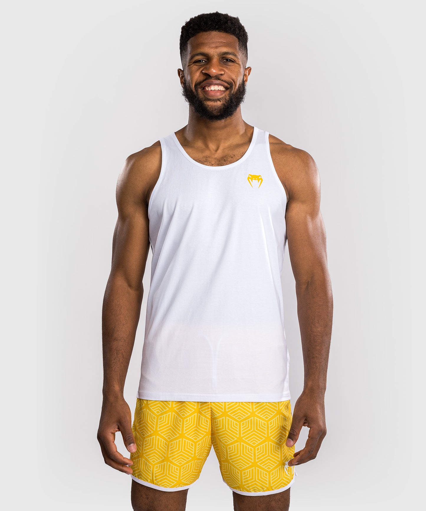 Venum Octane Tank Top - Weiß/Vibrationsgelb
