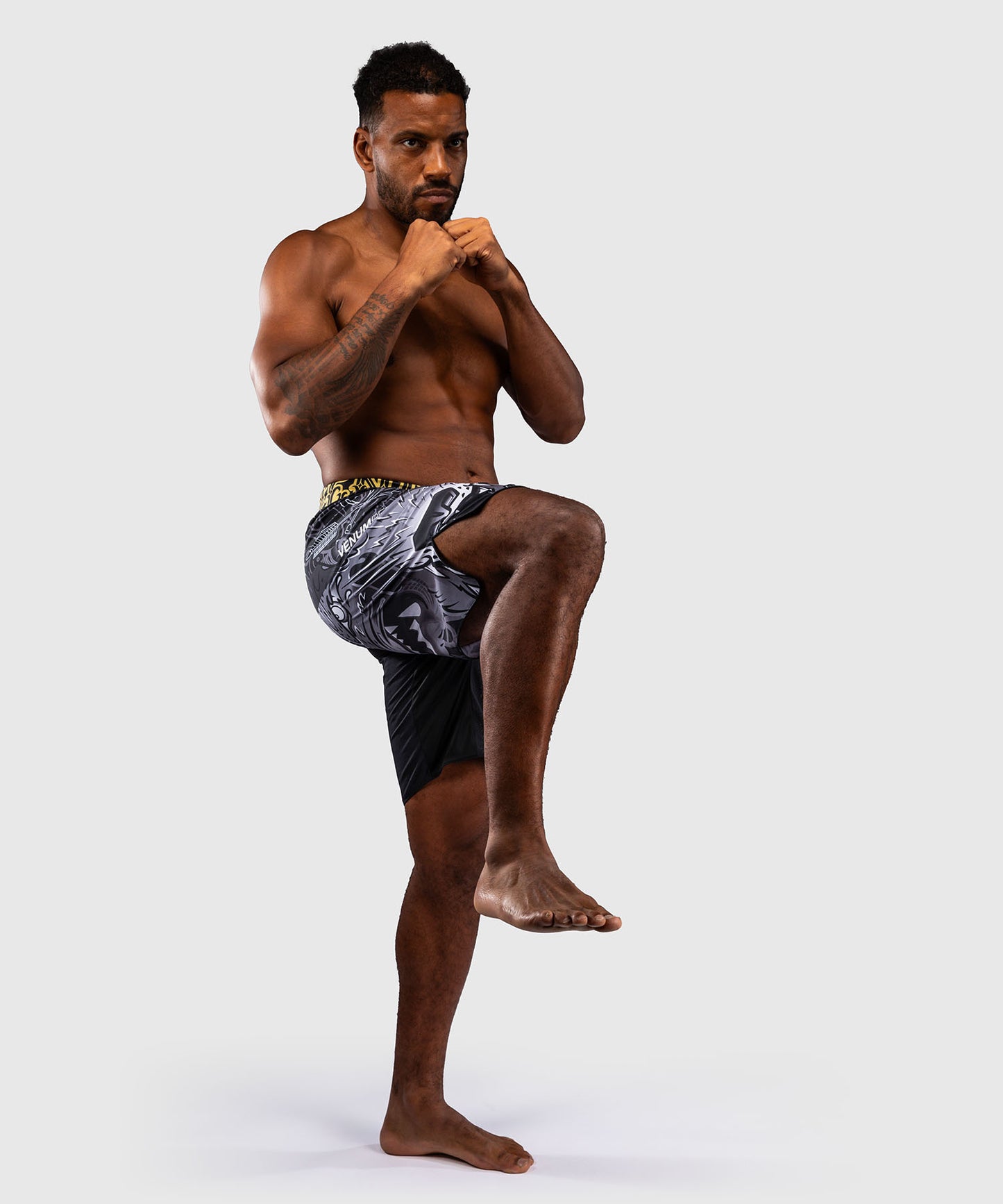 Venum Wolf Atak Fightshorts - Black/Grey
