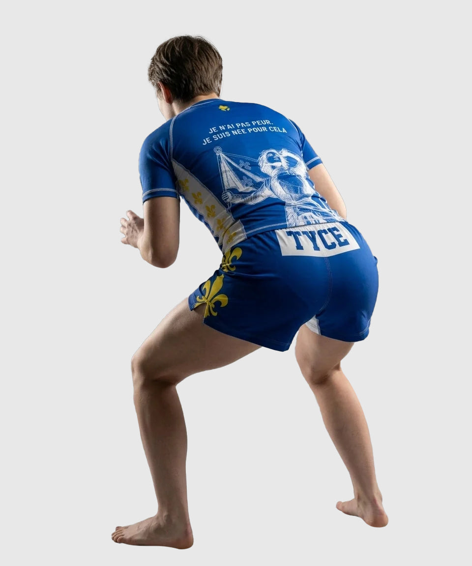 Short de combat TYCE CULTURE OF WAR Jeanne d'Arc - Bleu