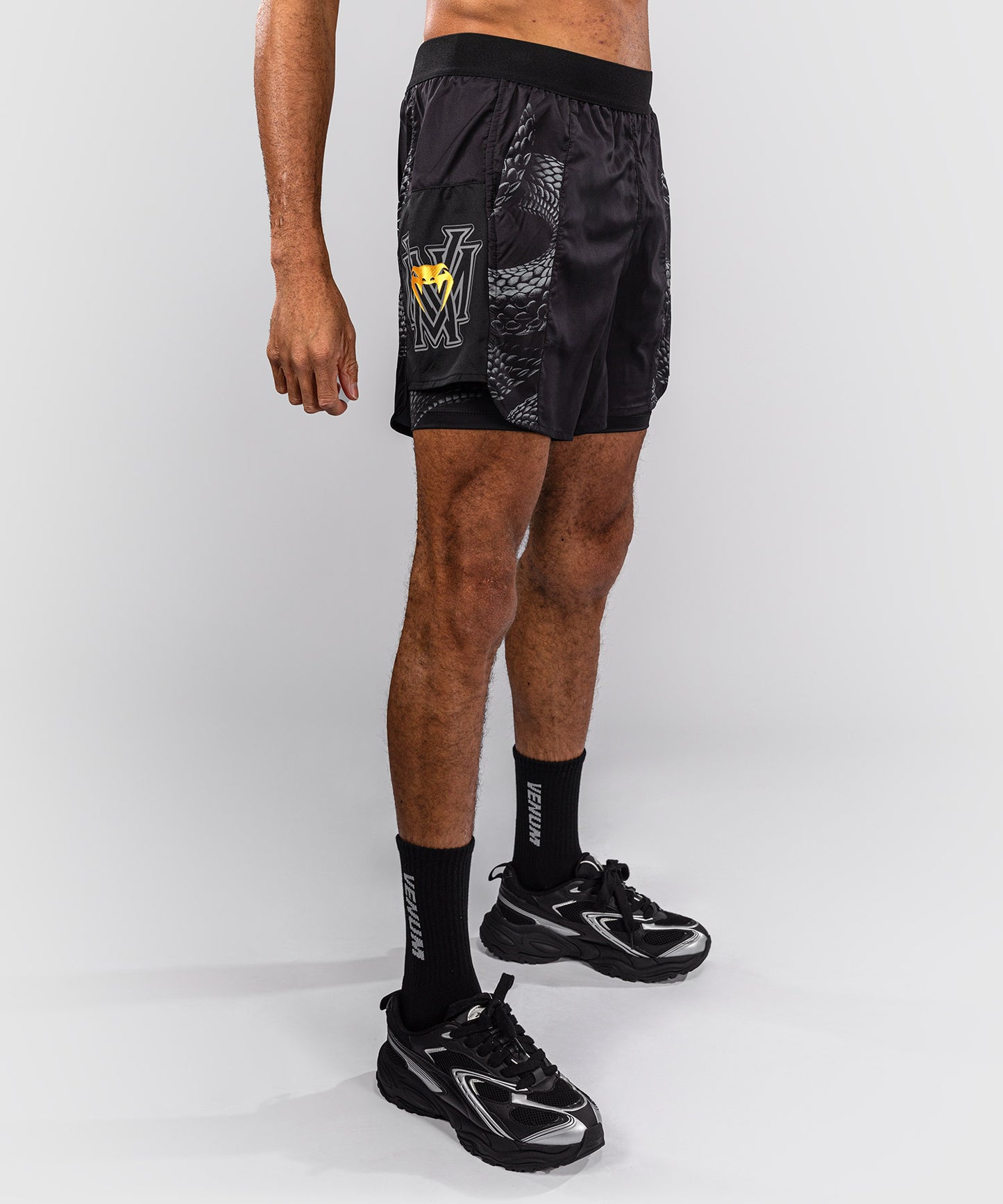 Venum Matupa Training Shorts - Black/Grey/Gold