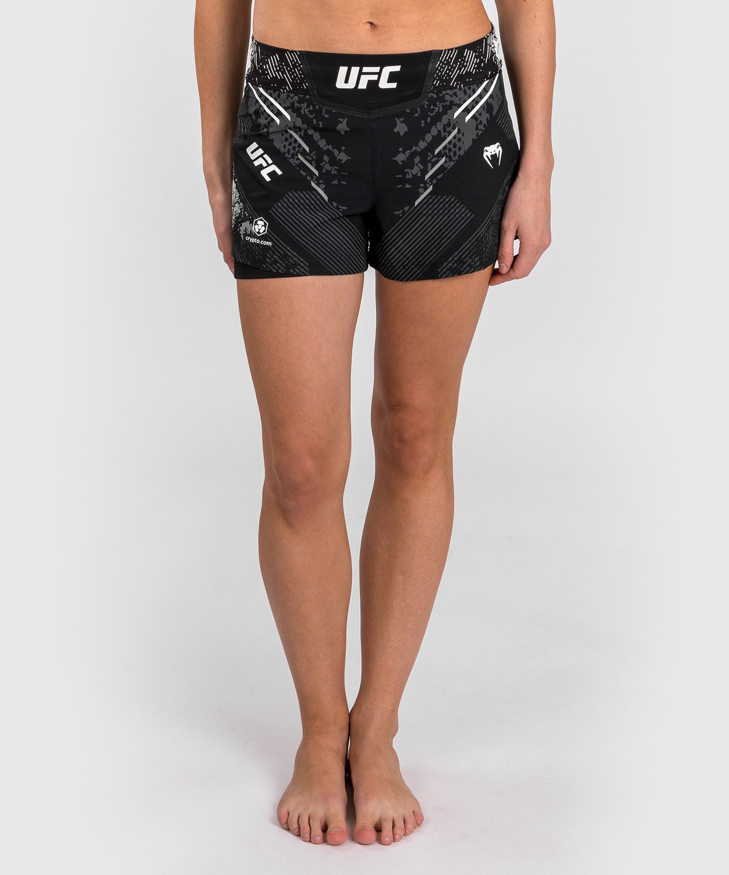 Short de Combat pour Femmes UFC Adrenaline by Venum Authentic Fight Night - Noir