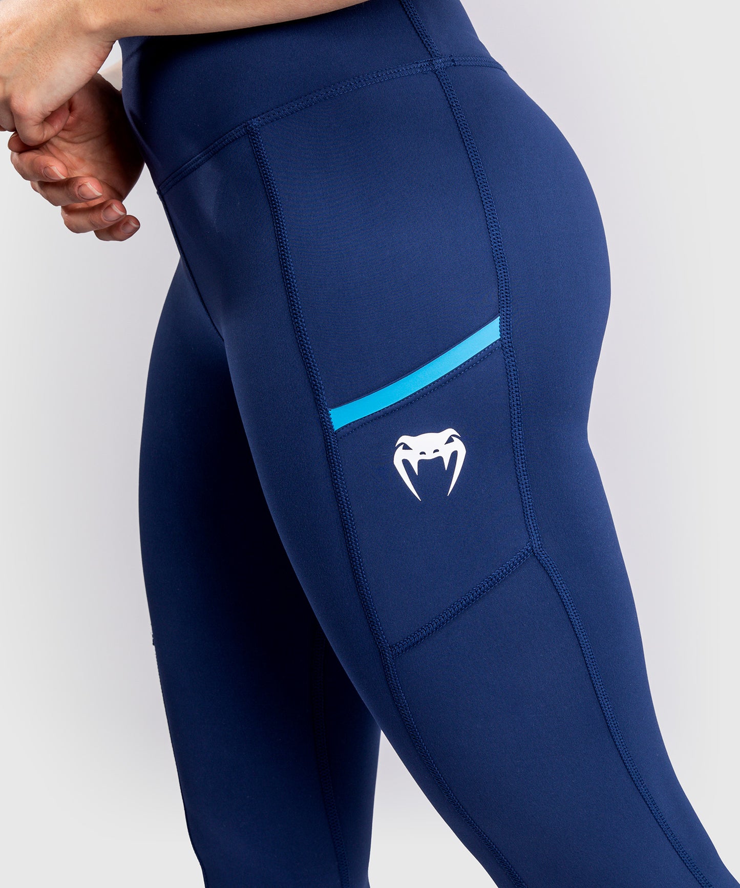 Legging 7/8 Venum x Top Rank Original pour Femmes - Bleu Marine