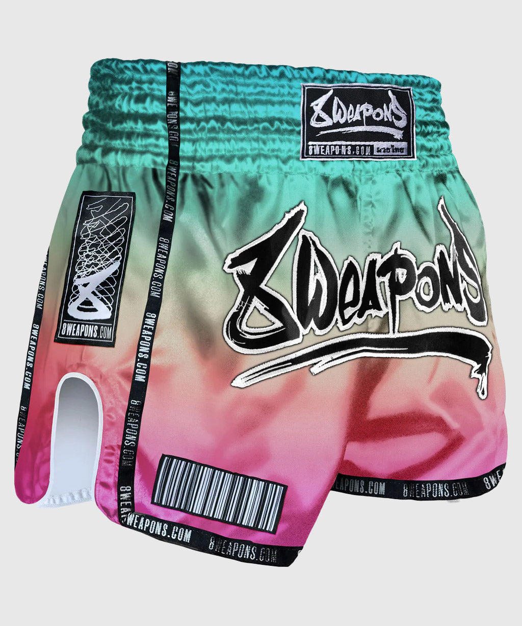 8 Weapons Vivo Mesosphere Pantalones de Muay Thai - Verde