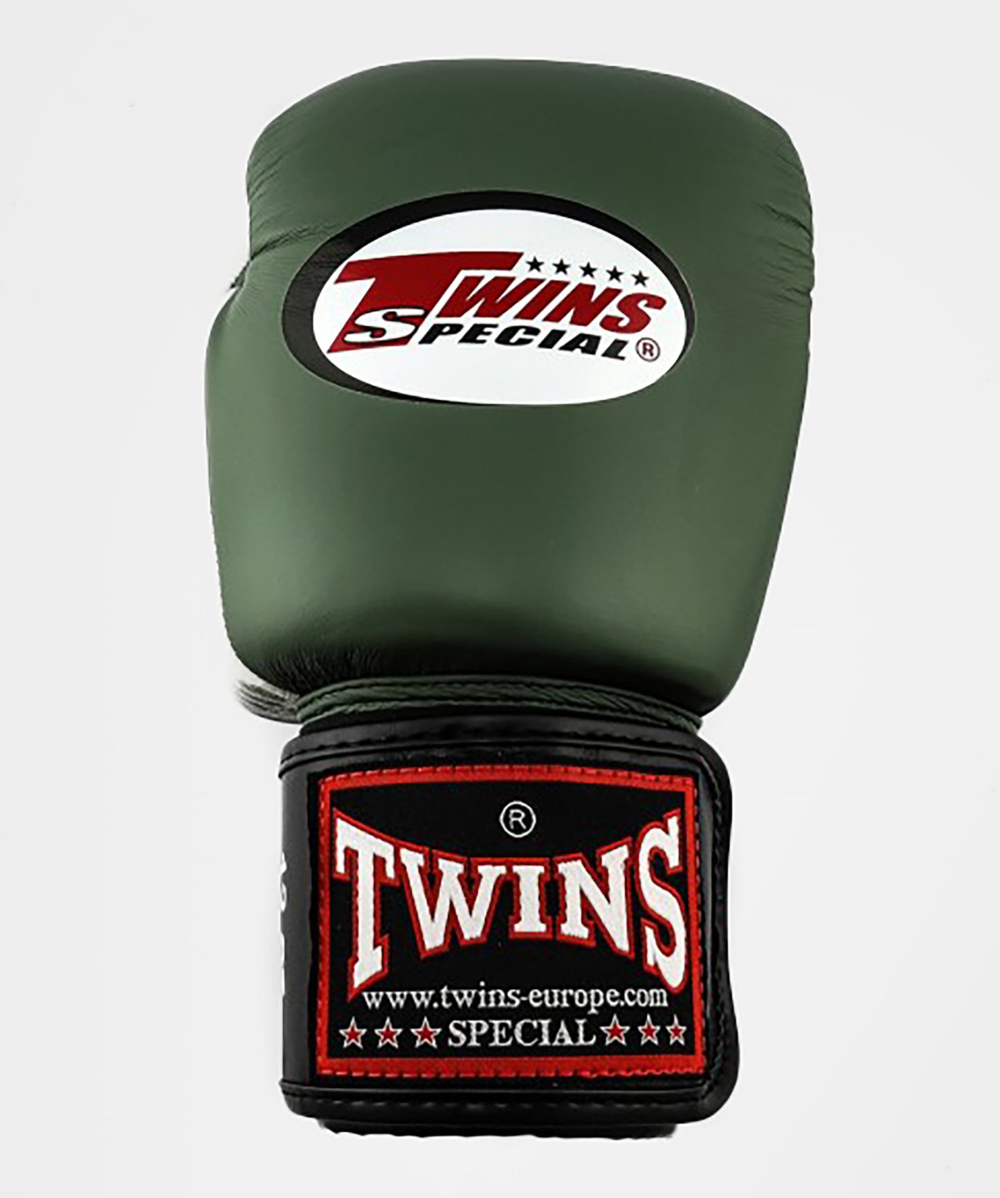 Gants de Boxe Twins BGVL 4 - Noir/Olive/Blanc