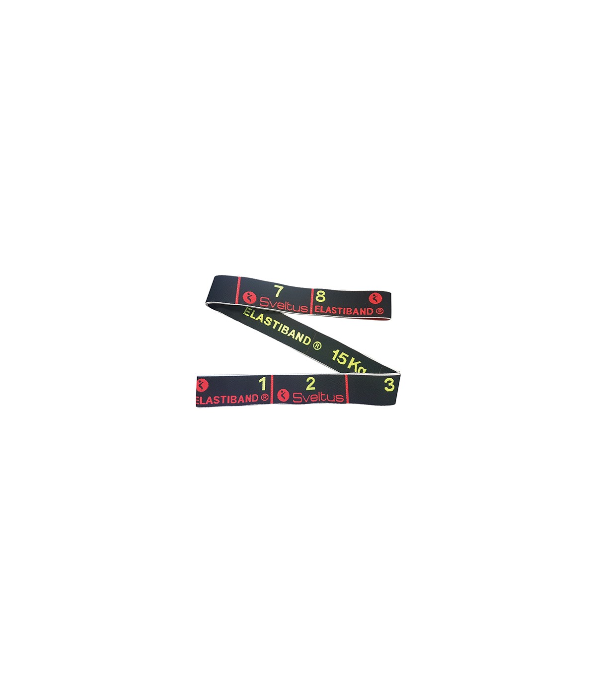Sveltus Elastiband - 15 kg - Schwarz