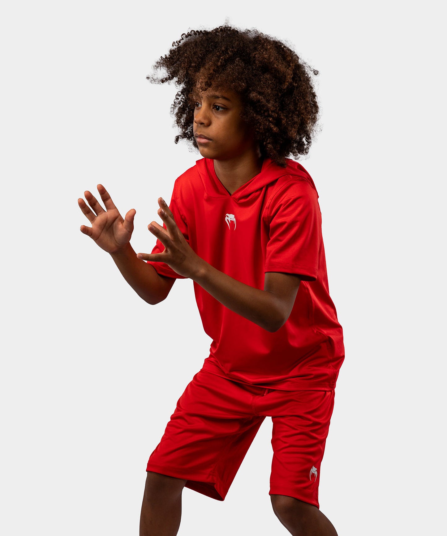 Venum Elite Sudadera Dry-Tech Manga Corta Para Niños - Rojo